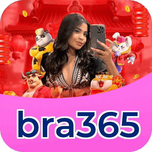 Interface do aplicativo bra365 mostrando jogos disponíveis no iOS e Android